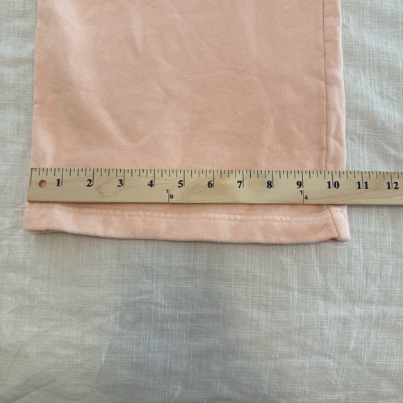SKIMS French Terry Low Rise Straight Leg Pants Large Peach Creamsicle Lounge NWT - Picture 5 of 9